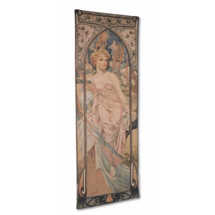 #AN ART NOUVEAU WALL TAPESTRY EVEIL DU MATIN""