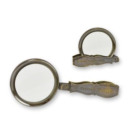 A FOLDABLE MAGNIFYING-GLASS