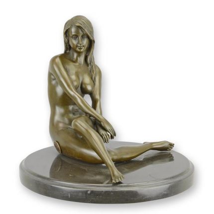 Bronzefigur weiblicher Akt, Nacktfigur