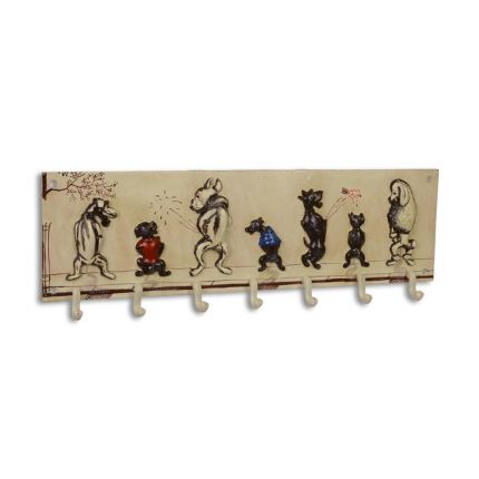 Dekorative Gusseisen-Garderobenhaken, A CAST IRON COAT HOOK