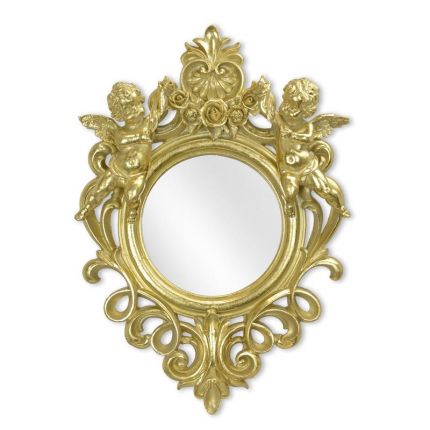 Spiegel mit Polyresin-Rahmen, A RESIN FRAMED GOLD MIRROR