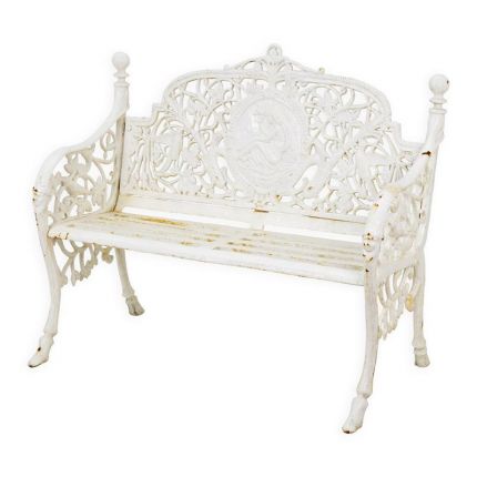 Gusseisenbank, Gartenbank, A CAST IRON GARDEN BENCH
