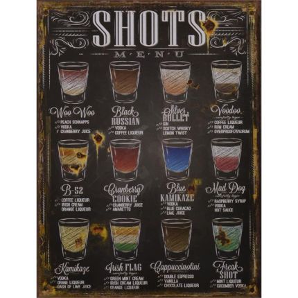 Blechschild, A TIN PLATE