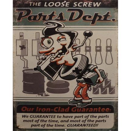 Blechschild, A TIN PLATE