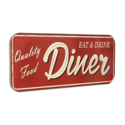 Blechschild, A TIN WALL PLATE