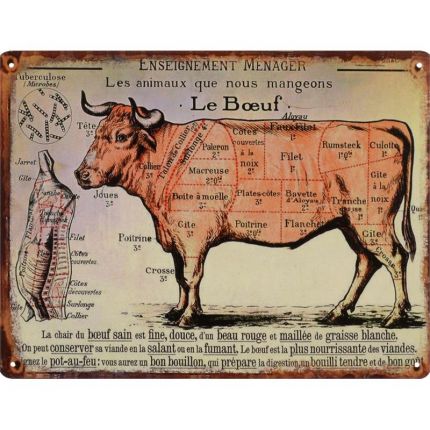 Blechschild, A TIN PLATE 