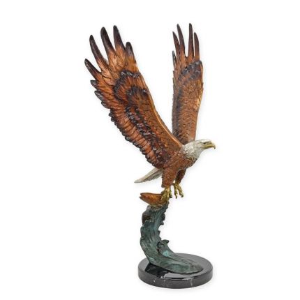 Bronzeskulptur Adler im Flug - Höhe 95,8 cm