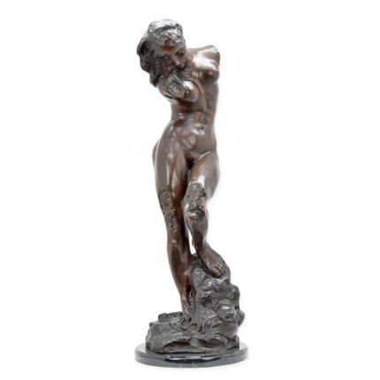 Bronzefigur Eva, A BRONZE SCULPTURE OF EVE