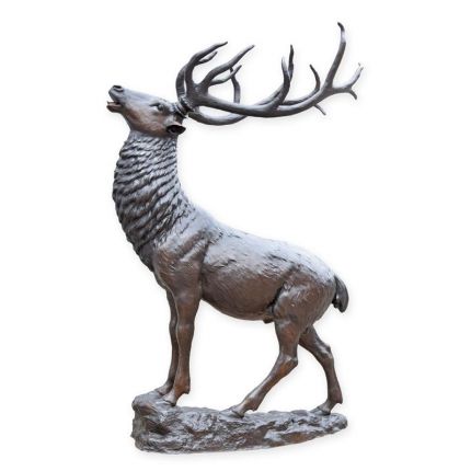 Bronzetierfigur Hirsch, A BRONZE SCULPTURE OF A DEER