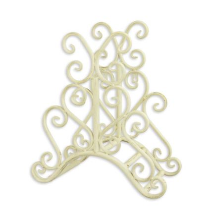 Eisen-Schlauchhalter, weiß, AN IRON HOSE HOLDER - WHITE