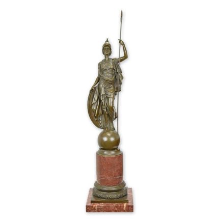 Bronzeskulptur Athena Giustiniani - H. 105,5 cm