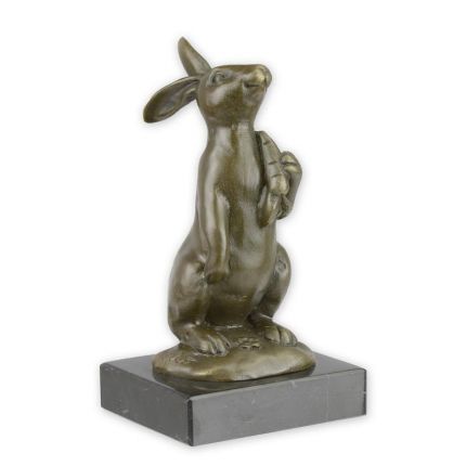 Bronzefigur Osterhase