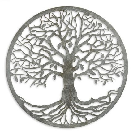 Wanddekoration Lebensbaum aus Eisen, AN IRON TREE OF LIFE WALL DECOR