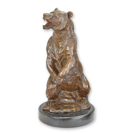 Bronzefigur Braunbär - Höhe 35,5 cm