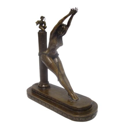 Bronzefigur "Gefangene der Liebe", BRONZE PRISONER OF LOVE 