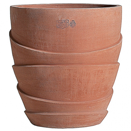 Impruneta Terracotta, Hula Hoop a Calice, Pflanztopf, Blumentopf, Vase