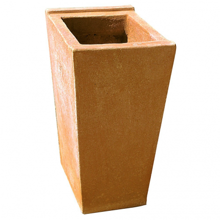 Impruneta Terracotta, Componinverde I, Blumenkasten, rechteckig, schlicht, grau, modern, kombinierbar, Rechtecktopf, Terracottatopf