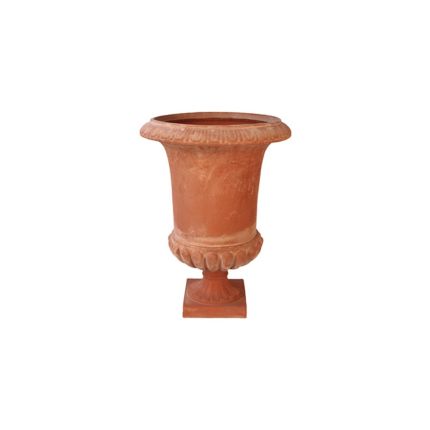 Galestro Terracotta, schlichtes Kelchgefäß, Ø 45 × H 60 cm