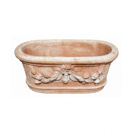 Galestro Terracotta Ovales Pflanzgefäß – Ovale Impruneta