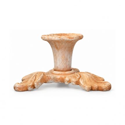Galestro Terracotta Terracotta-Dekoration – Portacandela Con Calla – H 11 × D 18 cm