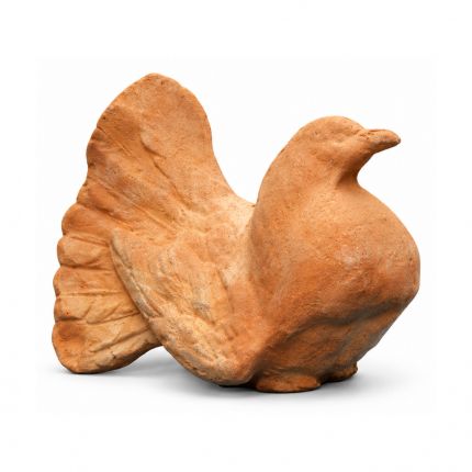 Galestro Terracotta Tierfigur – Colomba – H 14 × L 24 cm