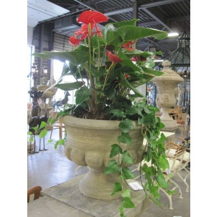 Natursteinpokal, Pflanzgefäß, Pokal, Steinpokal, Gartenpokal