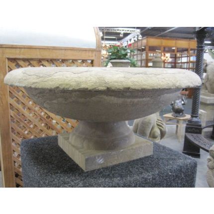 Naturstein, Wasserschale, Schale, Steinschale, Vogelbad, Pokal