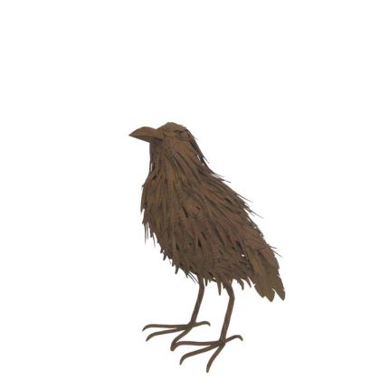 Eisenfigur, kleiner Vogel, Tierfigur, Gartendekoration