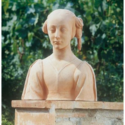 Impruneta Terracotta, Büste, Busto nobildonna con treccia-Donatello