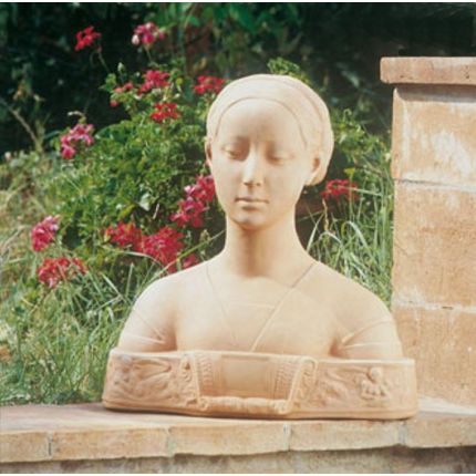 Impruneta Terracotta, Büste, Ippolita Maria Sforza-Francesco Laurana