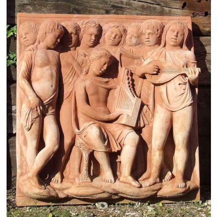 Impruneta Terracotta, Pannello cantorie Della Robbia, Dekoration, Wandbild