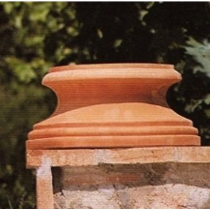 Impruneta Terracotta, Base liscia, Säule, Sockel