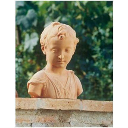 Impruneta Terracotta, Büste Junge, Kind, Busto San Giovannino