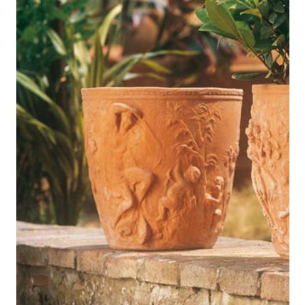 Impruneta Terracotta, Vaso Diana, Blumentopf, Pflanzgefäß, Vase, Topf