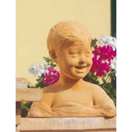 Impruneta Terracotta, Büste Kind, Junge, Busto Bambino