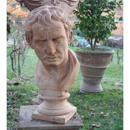 Impruneta Terracotta, Busto Plinio il Vecchio, Büste, Mann 