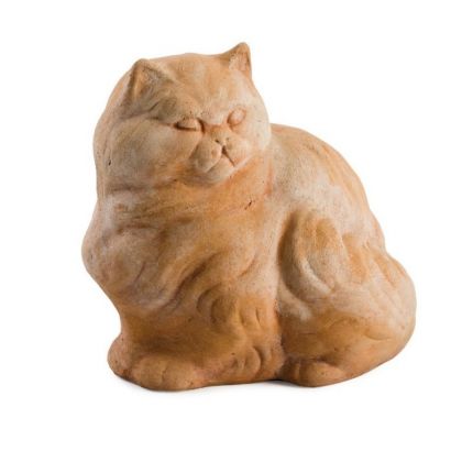 Impruneta Terracotta, Micio, Katze, Terracottakatze, Katzenfigur, Terracottatierfigur, Terracottafigur, Gartendekoration, Dekorationsfigur, Gartenfigur, Tierfigur, Tier, Figur