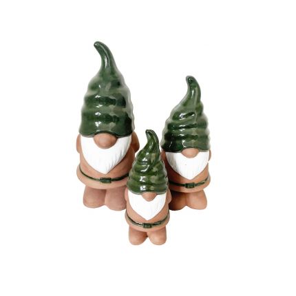 Wichtelmännchen - H. 31/41/51 cm - Terracotta - Heritage Garden