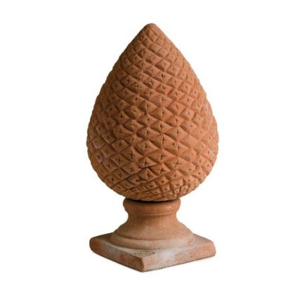 Impruneta Terracotta, Pina con Piede, Kugel, Gartenkugel