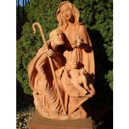 Impruneta Terracotta, Gruppo Sacra Famiglia, Figur, Statue, Familie