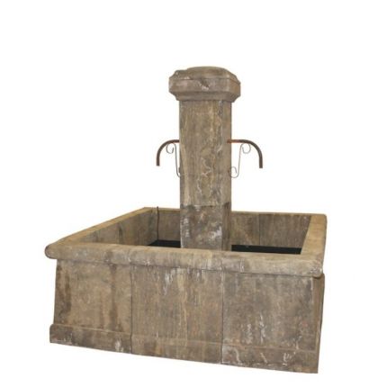 Freistehender Brunnen, Steinbrunnen, Marktbrunnen, Wasserstelle