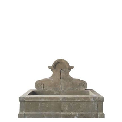 Wandbrunnen französisch, Gartenbrunnen, Wasserbecken, Brunnen, Steinbrunnen