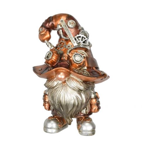 Steampunkfigur Wichtel - H&ouml;he 21,8 cm - Polyresin