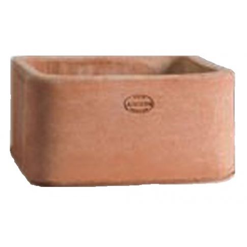 Impruneta Terracotta, Cassetta senza Bordo Liscia, viereckige Pflanzschale, Blumentopf