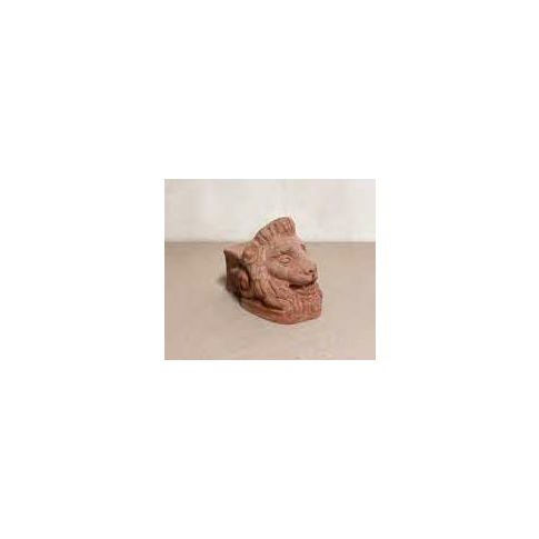 L&ouml;wenkopffu&szlig; - Galestro Terracotta - Breite 12 cm