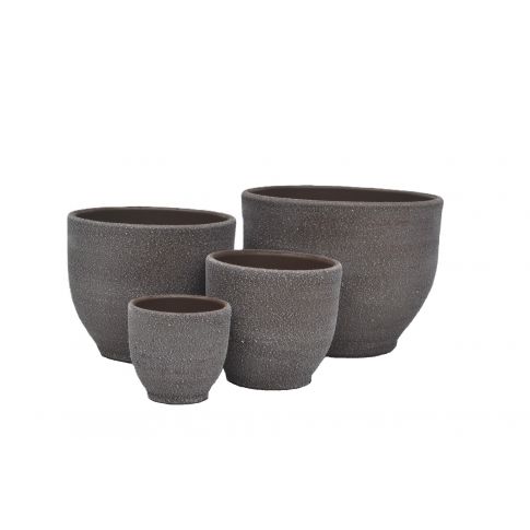 Blument&ouml;pfe Painted Dusty Taupe - rund - 4 Gr&ouml;&szlig;en