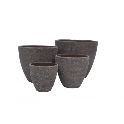 Blument&ouml;pfe Painted - Dusty Taupe - rund - 4 Gr&ouml;&szlig;en