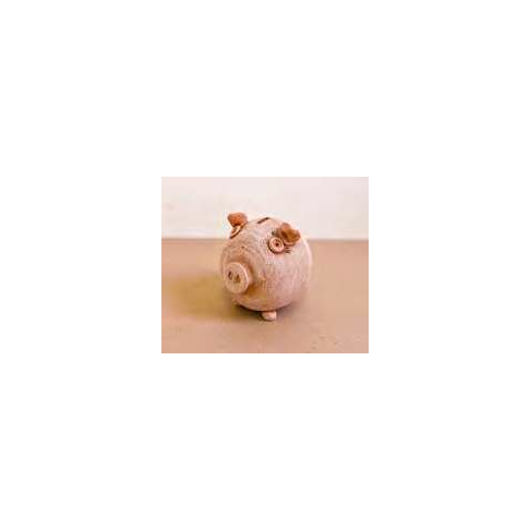 Galestro Terracotta, Piggy Bank, Sparschwein, H&ouml;he 15 cm