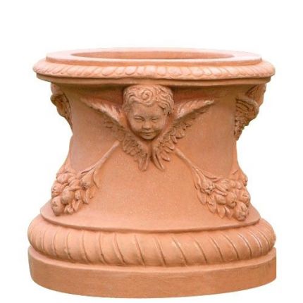 Impruneta Terracotta, Base del Vaso a Tortiglione, Sockel