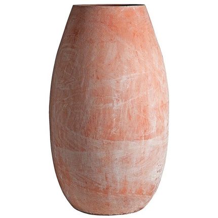 Impruneta Terracotta, Slim, runder und hoher Pflanztopf, Blumentopf, Vase